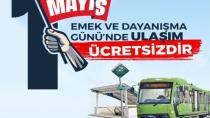 Bursa’da 1 Mayıs’ta Ulaşım Ücretsiz