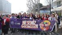 NİLÜFERLİ KADINLAR, 8 MART’TA ADALET VE EŞİTLİK İÇİN YÜRÜDÜ