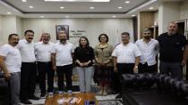 AĞRISPOR YENİ YÖNETİMİNDEN EŞBAŞKANLARA ZİYARET